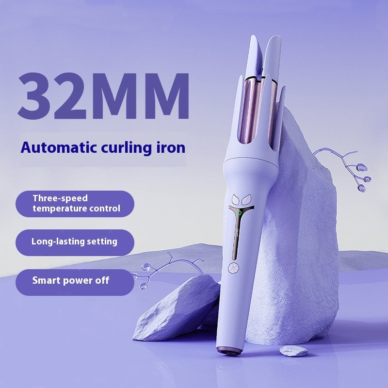 32mm Automatic Hair Curler – Anion Anti-Damage Curling Iron with Intelligent Power Off