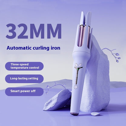 32mm Automatic Hair Curler – Anion Anti-Damage Curling Iron with Intelligent Power Off