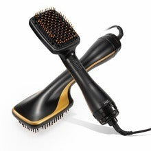 2-in-1 Hot Air Comb – Multifunctional Hair Dryer & Curling Iron for Wet & Dry Use