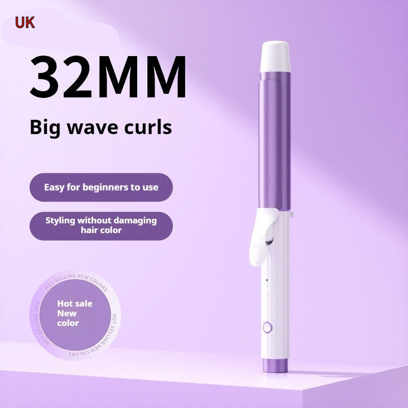Anion Big Wave Curling Iron – Lasting Styling Hair Curler with 4 Temperature Gears