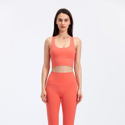 Women’s Fitness Running Yoga Bra – Super Elastic Cotton Blend Vest