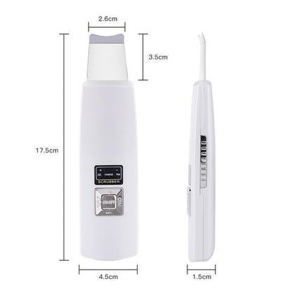 Ultrasonic Skin Scrubber 394 | Face Cleanser, Blackhead & Acne Removal, Peeling & Facial Spa Vibration Massager