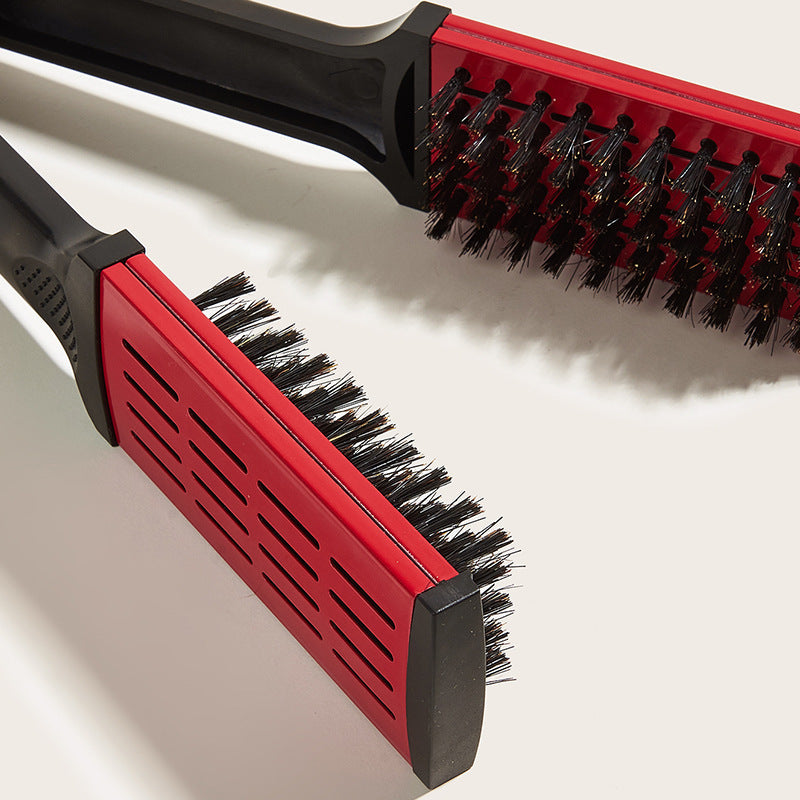 Pull Straight Hair Clip Plate | V-Shape Comb Mane Straightener & Curler