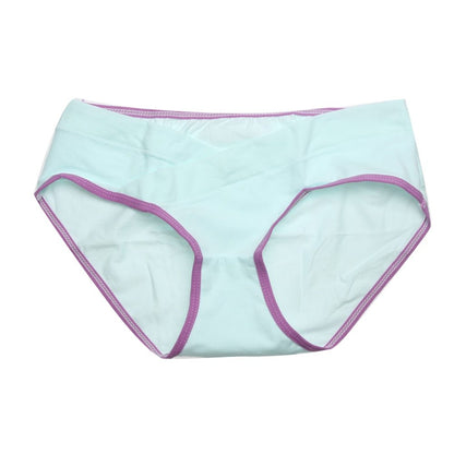 Soft Cotton Maternity Belly Support Panties – Breathable Low-Waist V-Shaped Pregnancy Underwear