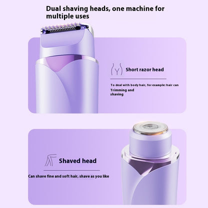 Women’s Electric Razor – USB Rechargeable Hair Trimmer for Full Body Shaving