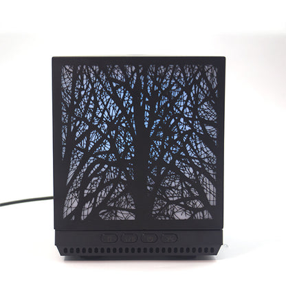 Iron Art Ultrasonic Humidifier – 500ml Metal Essential Oil Diffuser for Home & Office with Bluetooth Option