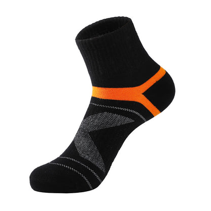 Men’s Sports Basketball Socks – Cushioned Cotton Athletic Performance Socks