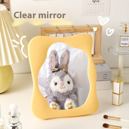 Simple Special-Shaped Cosmetic Mirror – Desktop Makeup Mirror for Living Room, Bedroom & Bathroom