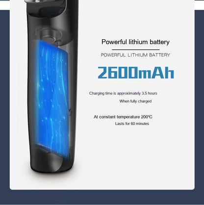 Wireless Charging Anion Straight Comb – USB Rechargeable Hair Straightener & Curler Brush
