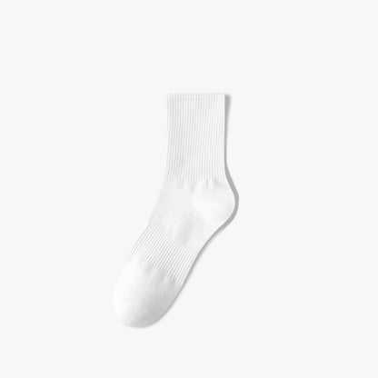 Men’s Thin Knee-high Socks – Antibacterial Sweat-Absorbing Deodorant Cotton Socks
