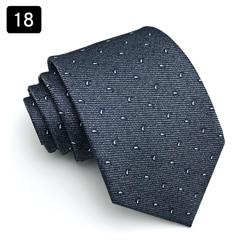 Men’s Business Striped Tie – Formal Wear Necktie for Business Shirts