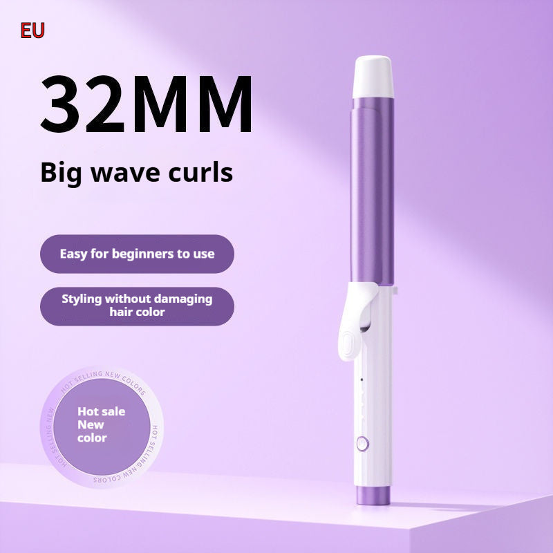 Anion Big Wave Curling Iron – Lasting Styling Hair Curler with 4 Temperature Gears