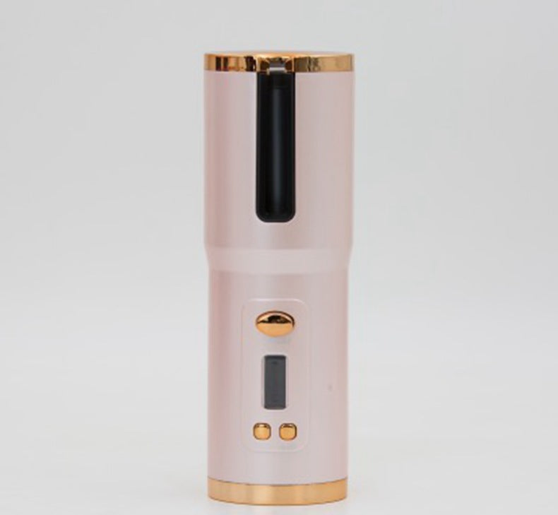 Wireless USB Rechargeable Curling Iron – Multifunctional Automatic Hair Curler with 6 Heat Settings