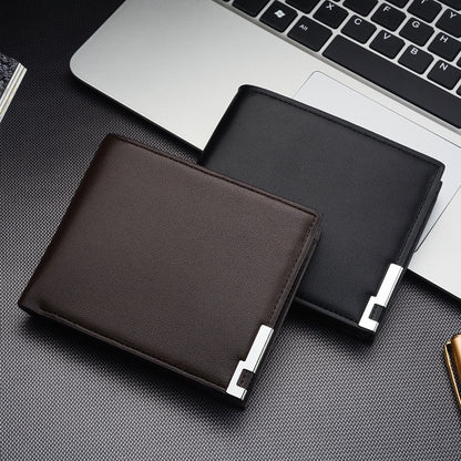 Wholesale Men’s Wallet – PU Leather Business Money Clip & Card Holder Case