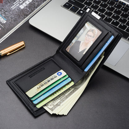 Wholesale Men’s Wallet – PU Leather Business Money Clip & Card Holder Case