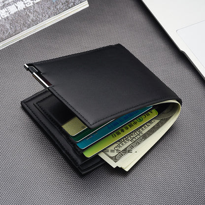 Wholesale Men’s Wallet – PU Leather Business Money Clip & Card Holder Case