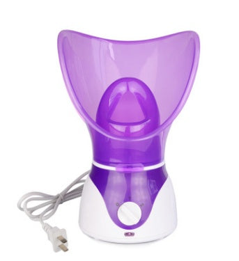 Ion Hot Spray Facial Steamer – Home Steam Beauty Instrument with LED & Moisturizing Care