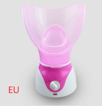 Ion Hot Spray Facial Steamer – Home Steam Beauty Instrument with LED & Moisturizing Care