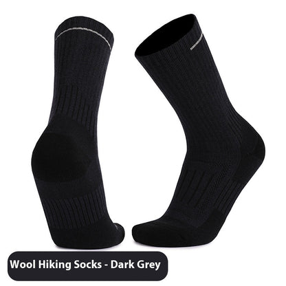 Unisex Wool Knee-High Sports Socks – Warm, Breathable & Anti-Slip Skiing Socks
