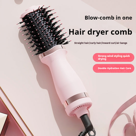 Multifunctional Hair Dryer & Curling Comb – Dual-Use Hot Air Styler with Constant Temperature
