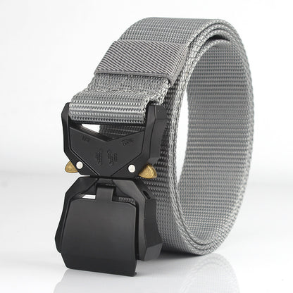 Tactical Nylon Belt – Military Training Outdoor Sports Belt with Quick Release Buckle
