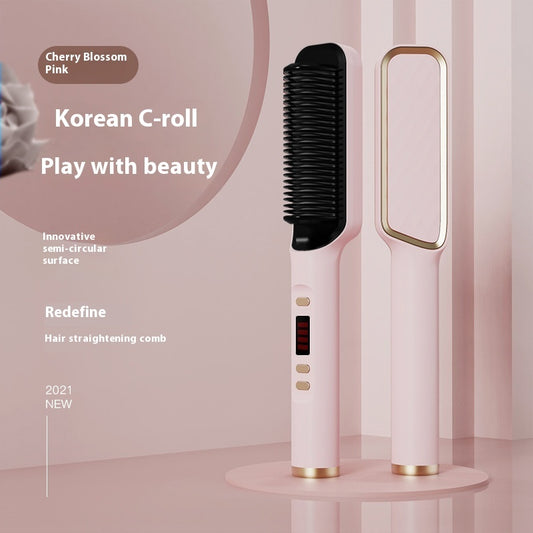 Negative Ion Straight Comb – LCD Hair Straightener Does Not Hurt Hair