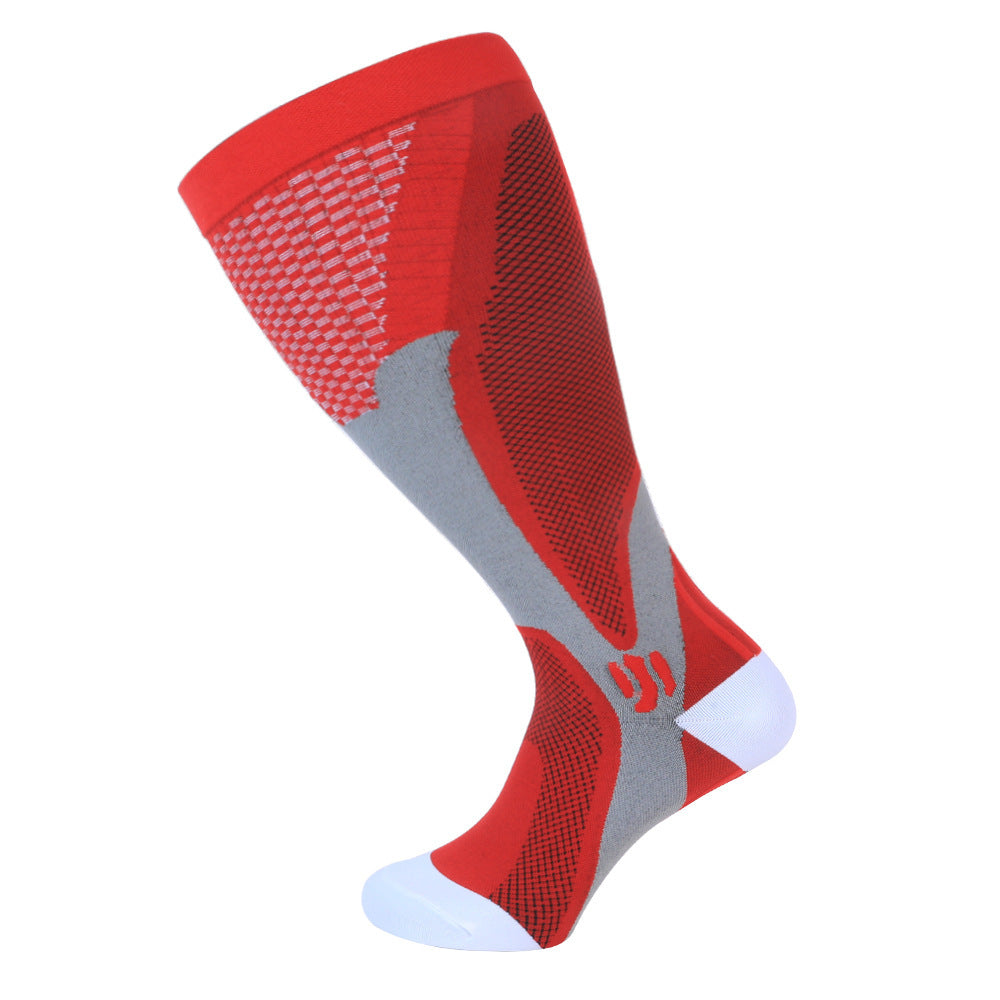 New Magic Plus-Size Athletic Leggings Socks – Middle Calf Sports Nylon Socks