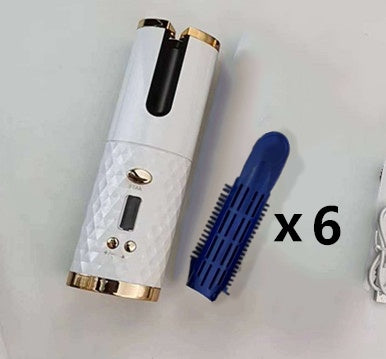 Multifunctional Automatic Wireless Curling Iron – Cordless LCD Hair Curler with Fast Heating & USB Rechargeable Battery