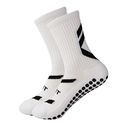 Non-Slip Football Socks – Thickened Shock-Absorbing Mid-Calf Sports Socks for Men