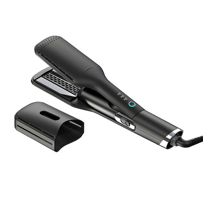 2-in-1 Hot Air Hair Straightener Wet & Dry Widened Panel with Negative Ion Care