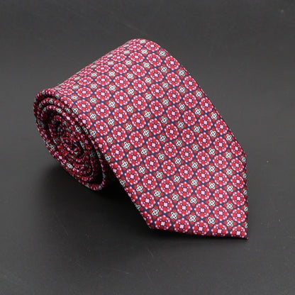Super Soft Bohemian Silk Tie – Men’s Fashion 75mm Necktie