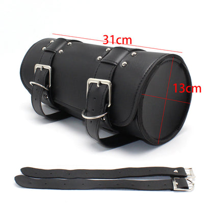 Retro Motorcycle Bicycle Pannier Bag – Waterproof Leather Saddle Bag with Vintage Design