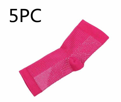 Men & Women Compression Ankle Support Socks – Anti-Fatigue Foot Sleeve for Pain Relief & Sports