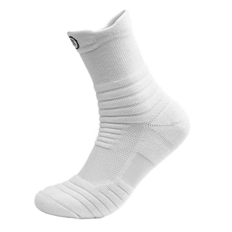 Men’s Running & Basketball Socks – Thick Towel Bottom Sweat-Absorbing Sports Stockings