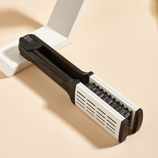 Pull Straight Hair Clip Plate | V-Shape Comb Mane Straightener & Curler