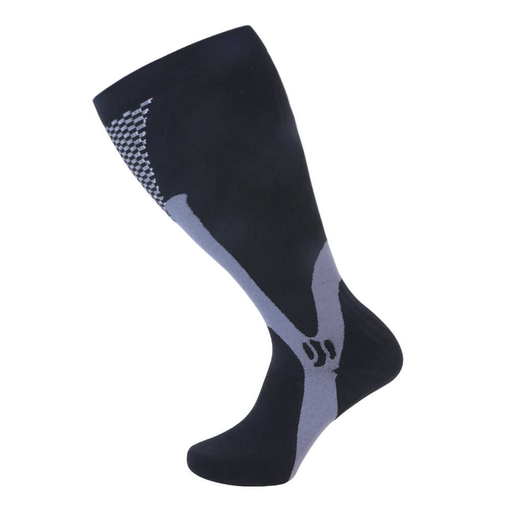 New Magic Plus-Size Athletic Leggings Socks – Middle Calf Sports Nylon Socks