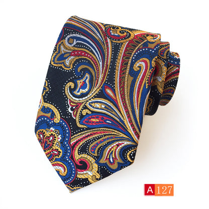 Men’s Polyester Jacquard Bow Tie – Casual & Formal Flower Pattern Arrow Style