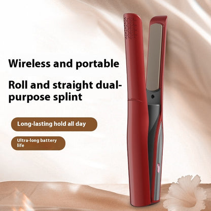 Radio Splint Portable Hair Straightener – USB Charging Wireless Styling Tool
