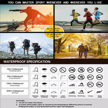 Waterproof Digital Sports Watch – Military Tactical LED Backlight Wristwatch for Men