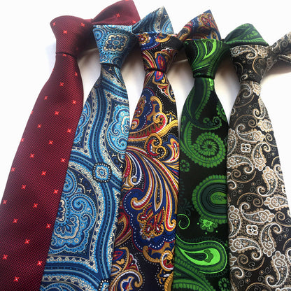 Men’s Polyester Jacquard Bow Tie – Casual & Formal Flower Pattern Arrow Style