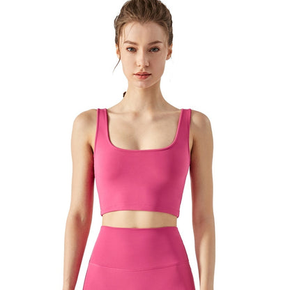Fitness Vest with Chest Pad – Women’s Cool Touch Yoga Sports Bra
