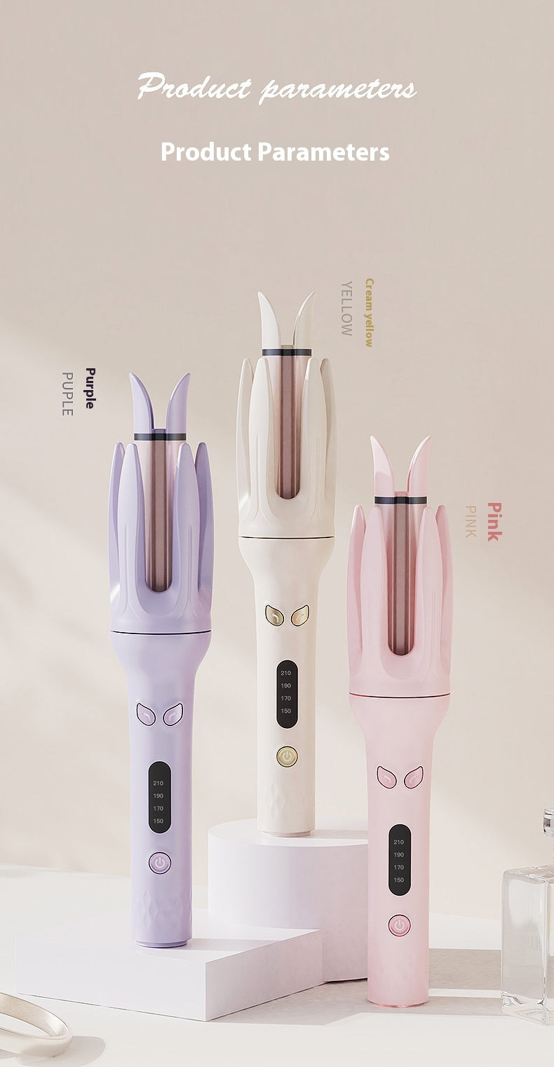Automatic Curling Iron – Large Wave Negative Ion Rotating Curler for Long-Lasting Styling