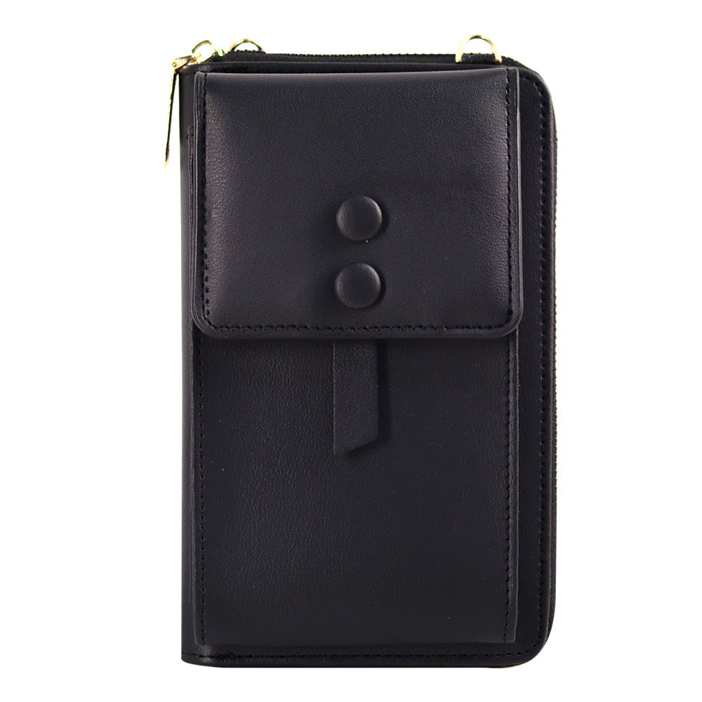 Women's Crossbody Shoulder Bag – Multi-purpose PU Leather Mobile Phone Pannier