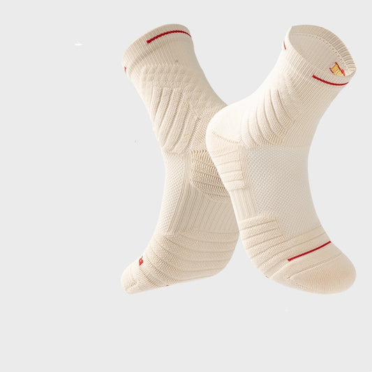 High-Top Running Sports Stockings – Compression Thigh-High & Short Tube Socks for Men & Women