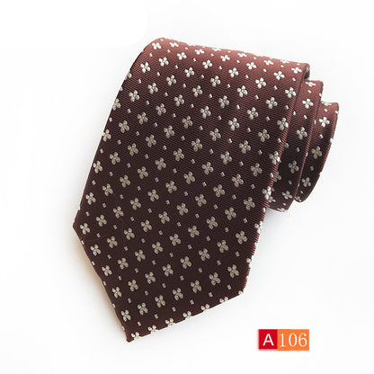 Men’s Polyester Jacquard Bow Tie – Casual & Formal Flower Pattern Arrow Style