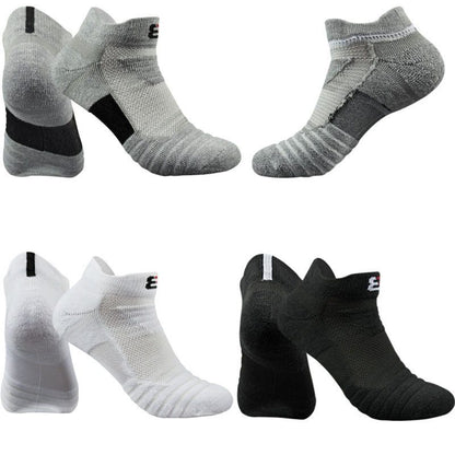 Unisex Pure Color Cotton Socks – 3 Pairs Breathable Casual Socks (Black/White/Gray)
