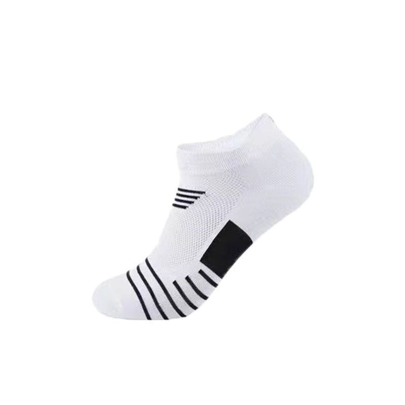Men’s Thick Towel Bottom Sports Socks – Quick-Dry Mid-Calf & Short Running Socks