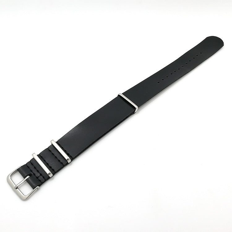 Zulu Leather Watch Strap – Black & Brown PU Replacement Bands for Men’s & Women’s Watches