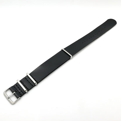 Zulu Leather Watch Strap – Black & Brown PU Replacement Bands for Men’s & Women’s Watches