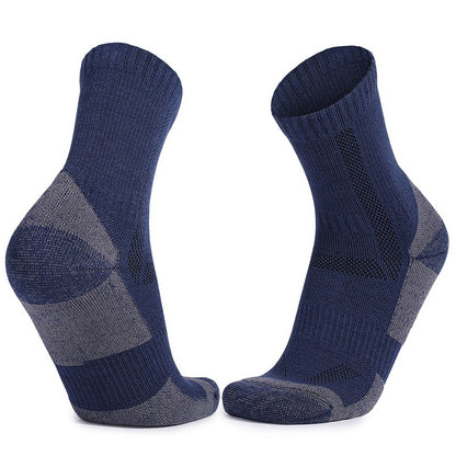 Unisex Wool Knee-High Sports Socks – Warm, Breathable & Anti-Slip Skiing Socks